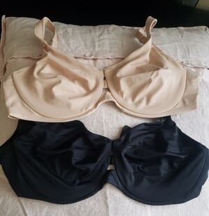 2 SPANX Women's Minimizer Bra Set - Black and Cream
